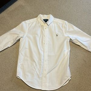 White Ralph Lauren kids size M (10-12) button down